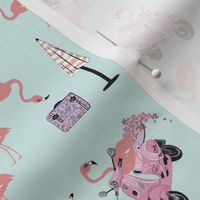 Riding On Pink Daydreams - Small Print