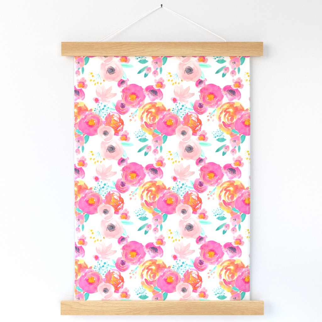 INDY BLOOM BLUSH Florals White_C