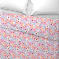 INDY BLOOM BLUSH FLORALS PURPLE STRIPE