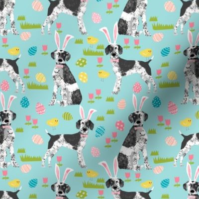 Custom german shorthair mix dog breed Easter dog fabric 