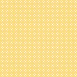 White Polka Dots on Yellow