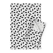 Umbrella love dancing in the rain scandinavian gender neutral black and white