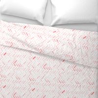 Pink Watercolor Herringbone