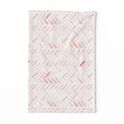 Pink Watercolor Herringbone