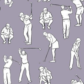 Golf on Light Purple