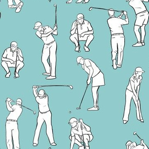 Golf on Light Blue