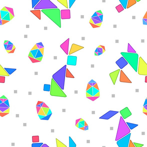 Tangram Easter Bunnies