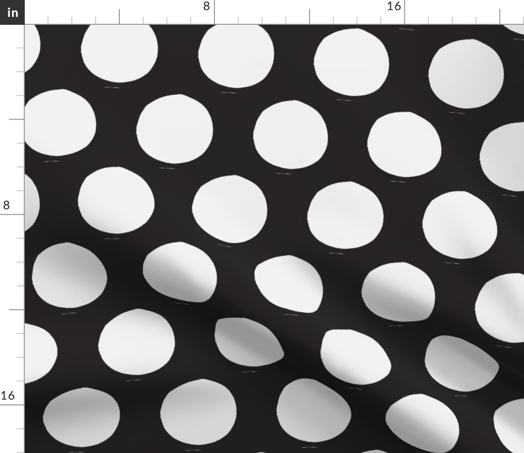 More Polk-a-dots (in black /white)