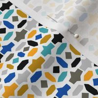 mosaic moroccan hexagon abstract geometric