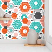 Too Hip To Be Square - Hexagon Geometric