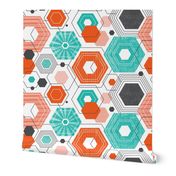 Too Hip To Be Square - Hexagon Geometric