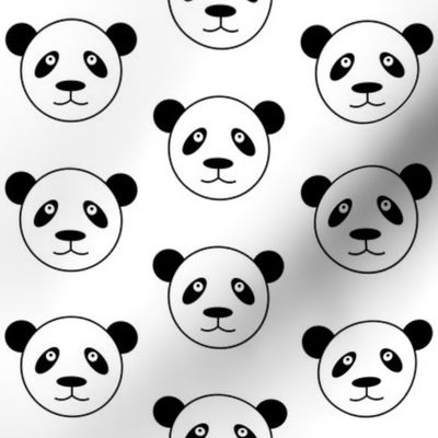 round panda faces
