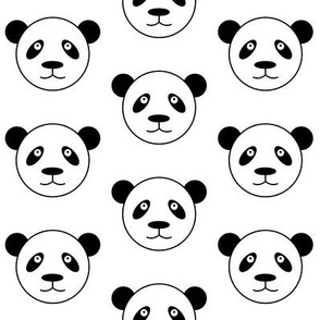 round panda faces