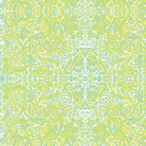 PaisleyFantasy yellow blue