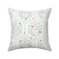 hexagon_Damask_Coral_red