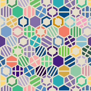 Hexagons_Spring_repeating