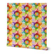 Circus Rainbow Hexagons