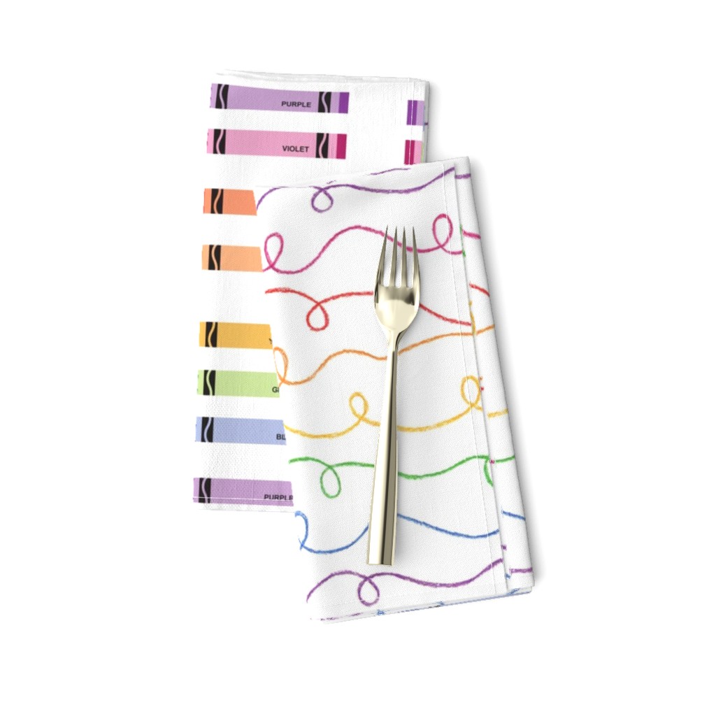 Rainbow Doodles Border