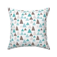 Summer winter mountain triangle colorful mountains woodland gender neutral