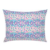 Extra Tiny Rainbow Pastel Watercolor Moroccan Pattern