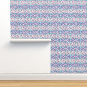 Extra Tiny Rainbow Pastel Watercolor Moroccan Pattern