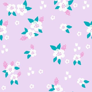 sweet florals // simple spring flowers monarch florals collection by andrea lauren - lavender