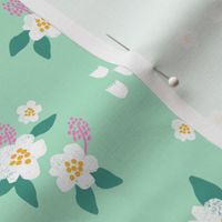 sweet florals // simple spring flowers monarch florals collection by andrea lauren - mint