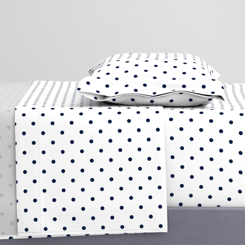 Polka Dotties // Navy