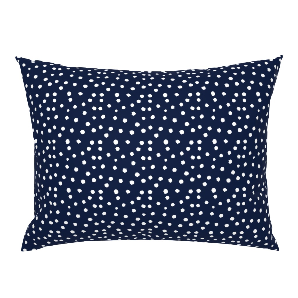 Painted Polka Dot // Navy