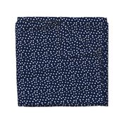 Painted Polka Dot // Navy