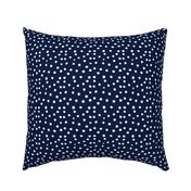 Painted Polka Dot // Navy