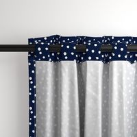 Painted Polka Dot // Navy