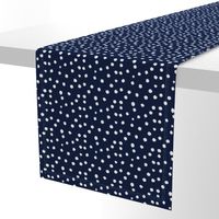 Painted Polka Dot // Navy