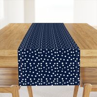 Painted Polka Dot // Navy