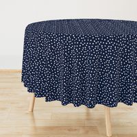 Painted Polka Dot // Navy