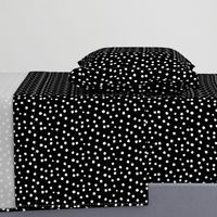 Painted Polka Dot // Black