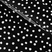 Painted Polka Dot // Black