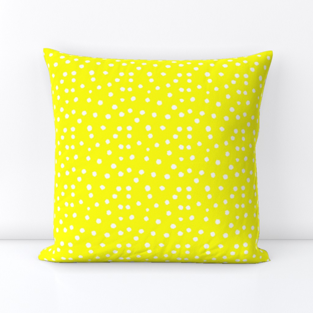 Painted Polka Dot // Yellow 