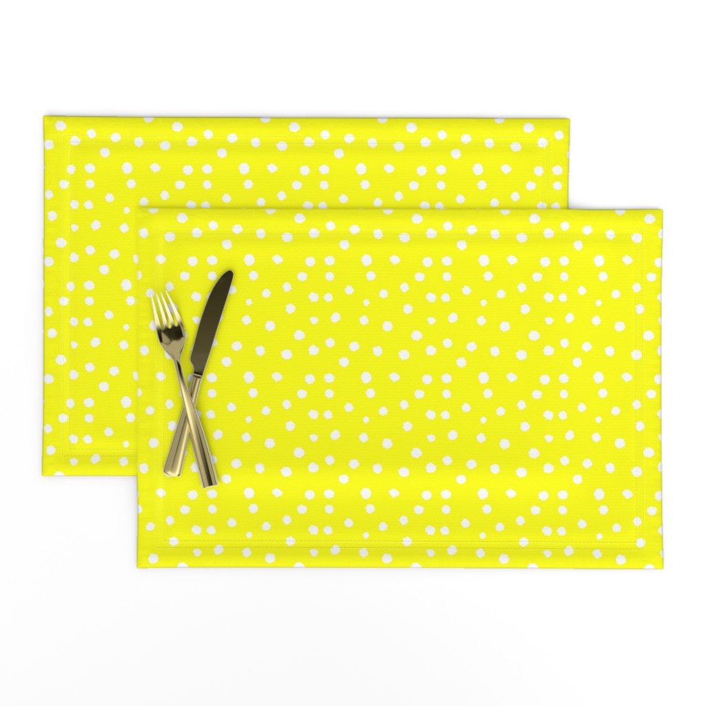 Painted Polka Dot // Yellow 