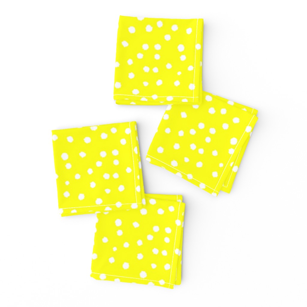 Painted Polka Dot // Yellow 