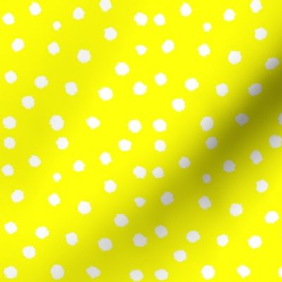 Painted Polka Dot // Yellow 