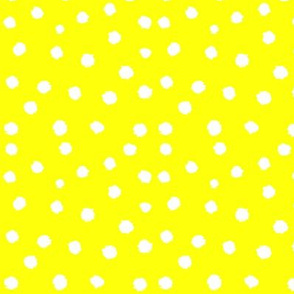 Painted Polka Dot // Yellow 