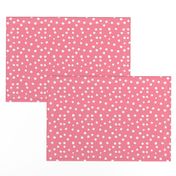 Painted Polka Dot // Coral Pink