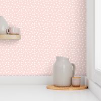 Painted Polka Dot // Light Peachy Pink