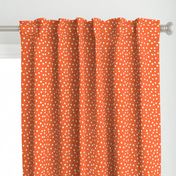 Painted Polka Dot // Bright Medium Orange