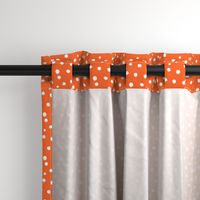 Painted Polka Dot // Bright Medium Orange