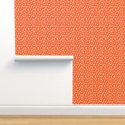Painted Polka Dot // Bright Medium Orange