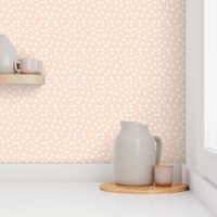 Painted Polka Dot // Peachy Tan Neutral 