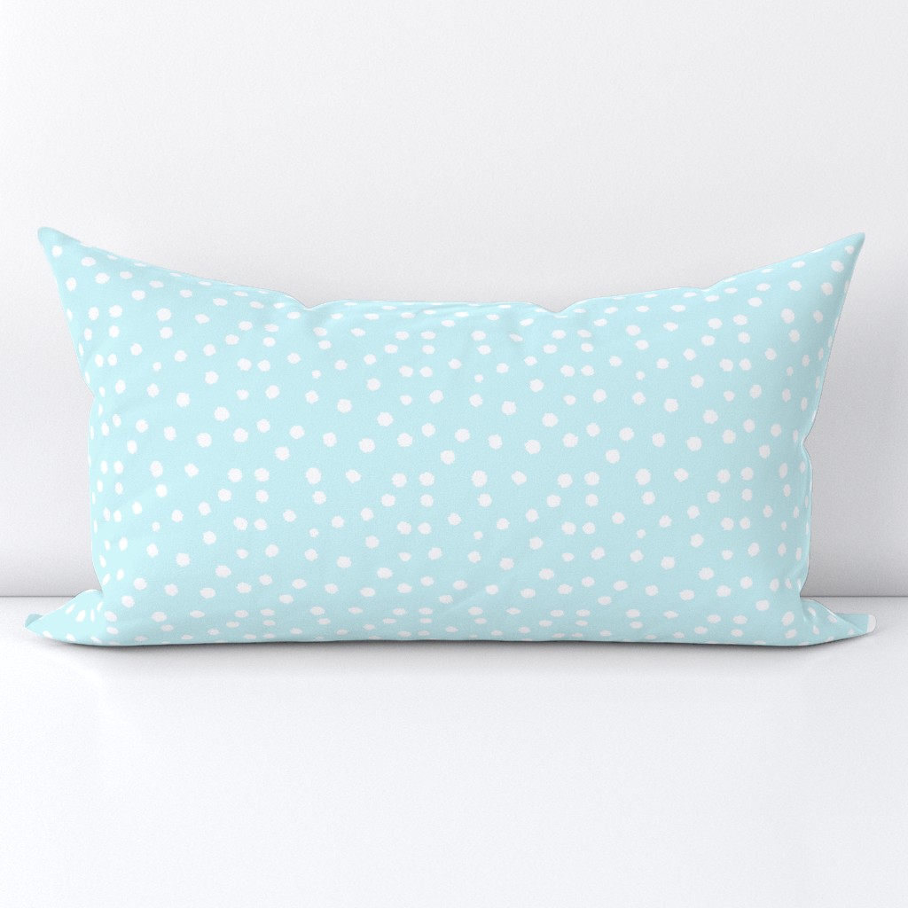 Painted Polka Dot //Light Icy Blue