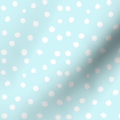 Painted Polka Dot //Light Icy Blue